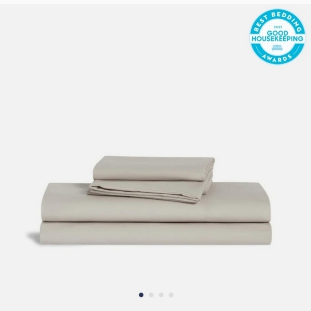 SOLD☆BROOKLINEN☆ Classic sheet set-Soft grey - Picture 1 of 7